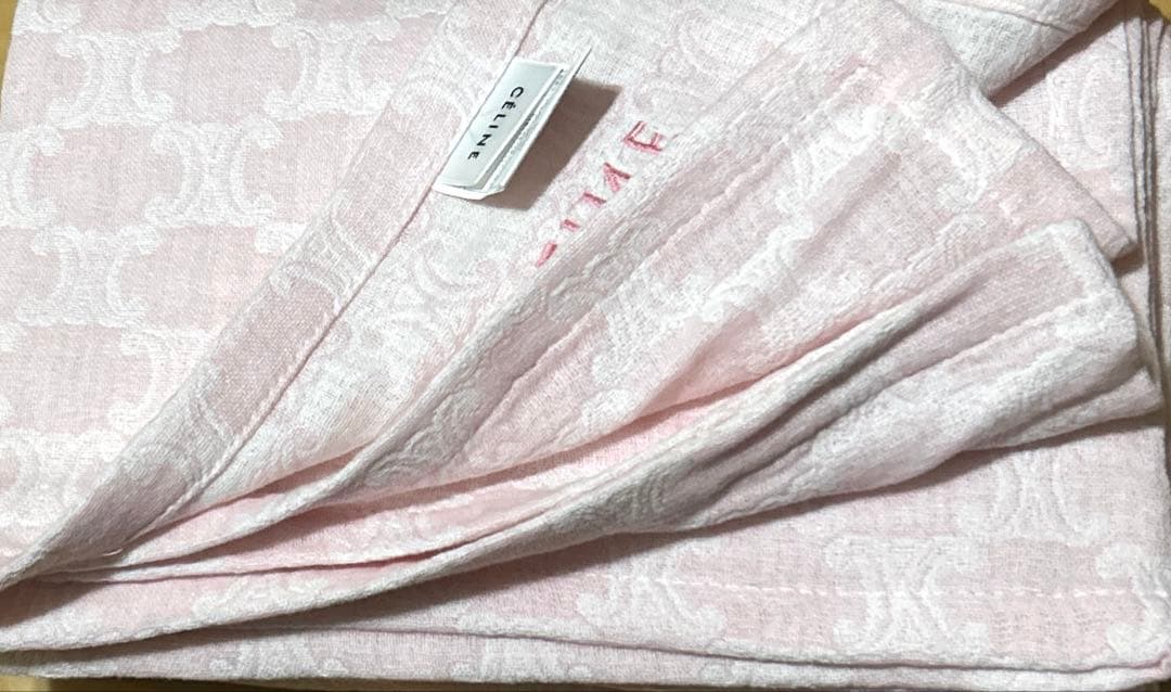 CELINE❤︎ガーゼケット140×190cmピンク