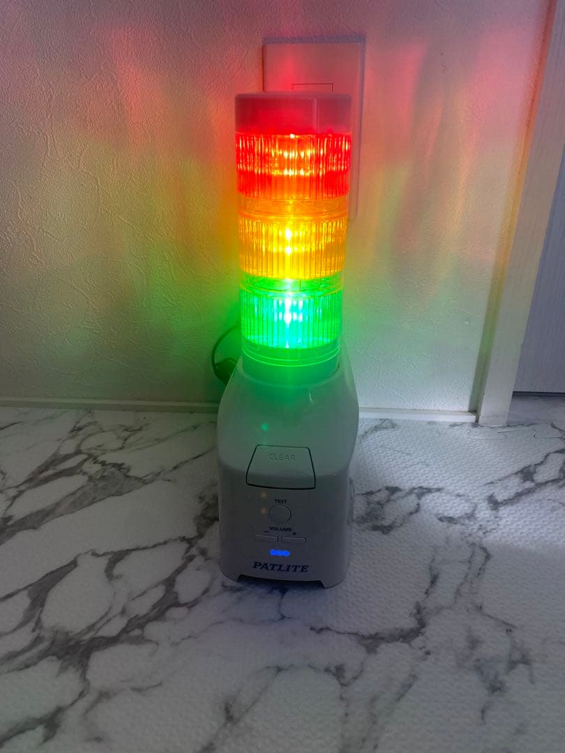 ■新品_パトライト NHB6-3-RYG■