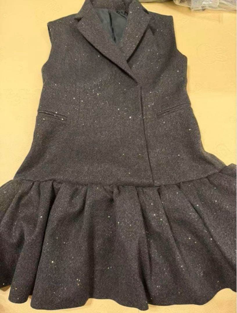 obli ラメジャケットドレス