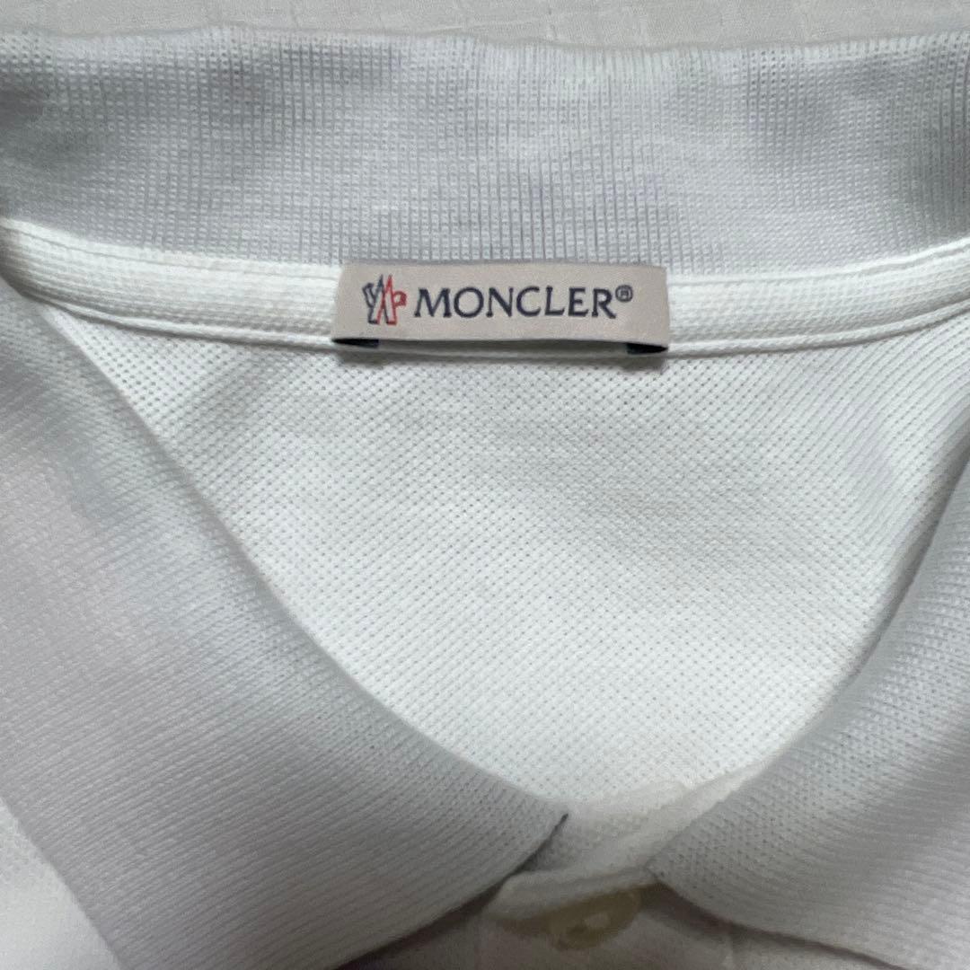 ☆さ〜ばる☆【本物】MONCLER モンクレール ポロシャツ ホワイト S