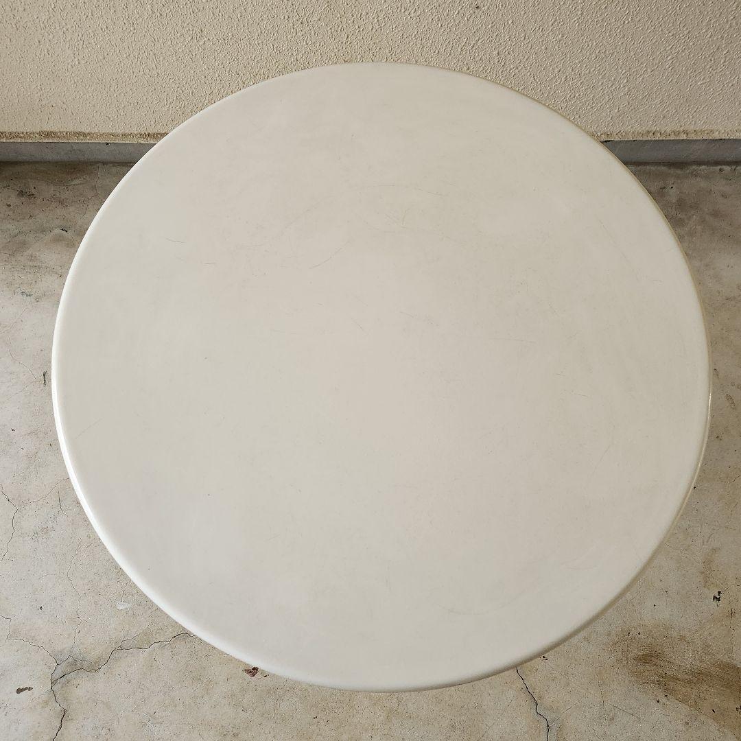 ヴィンテージ 丸型アイアンテーブル ラウンドテーブル 折りたたみテーブル