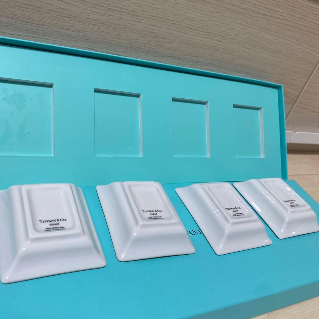 ティファニー 小皿4色セット TIFFANY&Co
