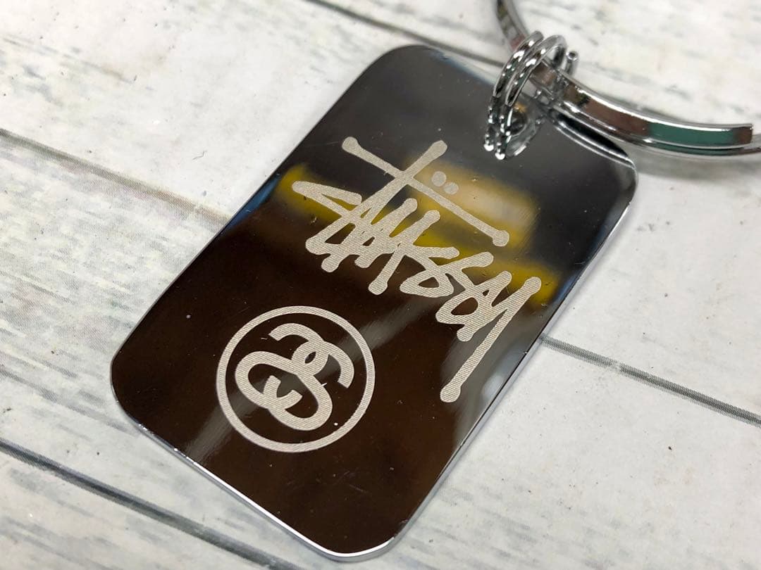 STUSSY 25周年記念 ドッグタグ キーホルダー　6610