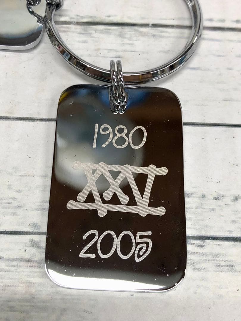 STUSSY 25周年記念 ドッグタグ キーホルダー　6610