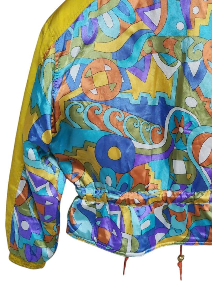 新品 デッドストック レトロなカラフルスキージャケット ヴィンテージスキーウェア