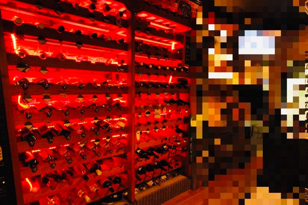 ★ 【特注・レア品】大型木製ワインラック 140本収納 バー・飲食店などに★