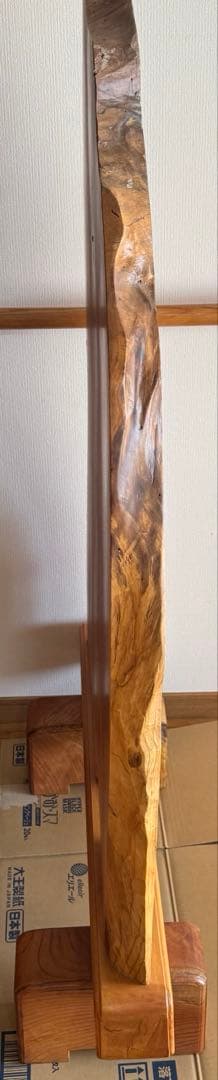 けやき　一枚板　衝立　インテリア