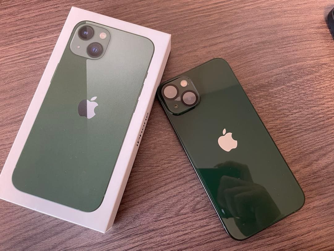Apple iPhone 13 グリーン 本体と箱付き