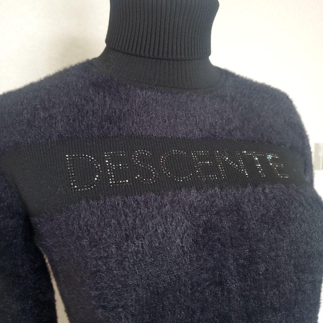 i*✨様 DESCENTE CRYSTAL ラメミックスシャギータートルネックセ