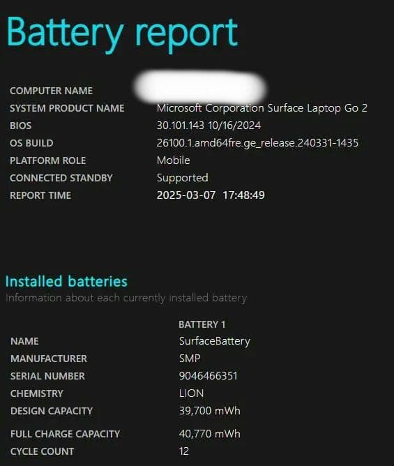 Surface Laptop Go2　KQ8-00017　PC00200051