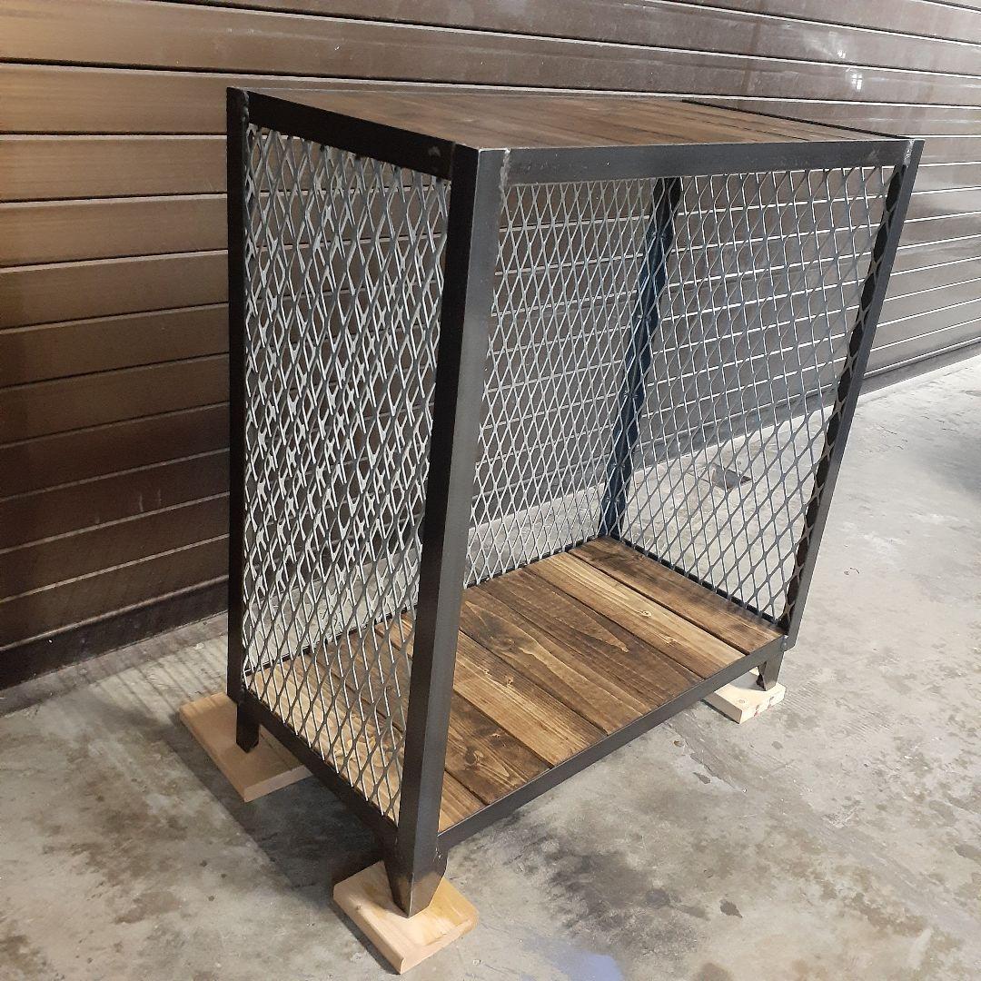 アイアン　シェルフ　ラック　インダストリアル　シューズラック　オープンラック　棚