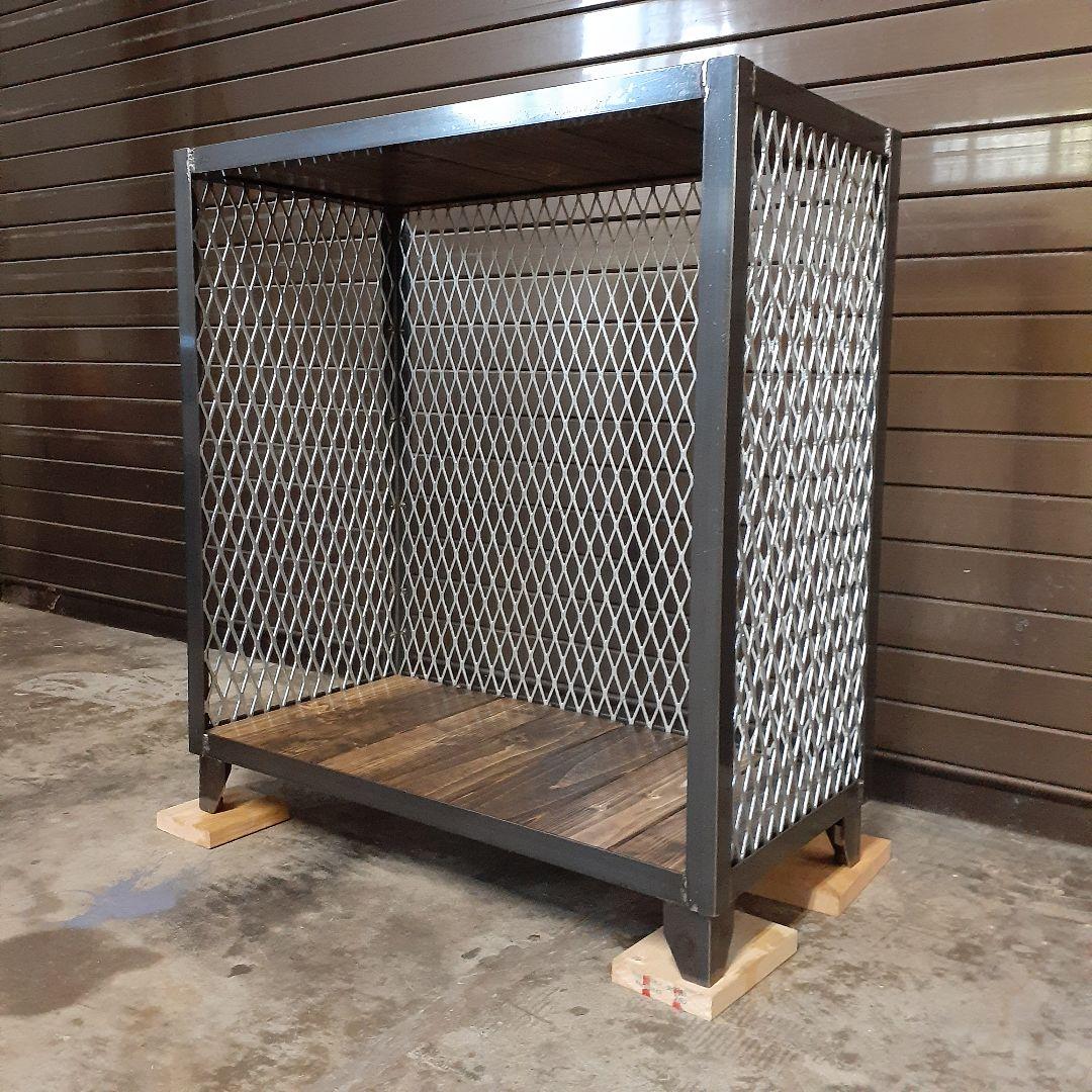 アイアン　シェルフ　ラック　インダストリアル　シューズラック　オープンラック　棚