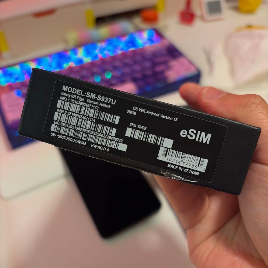 Samsung Galaxy S25 Edge SM-S937U アメリカ版