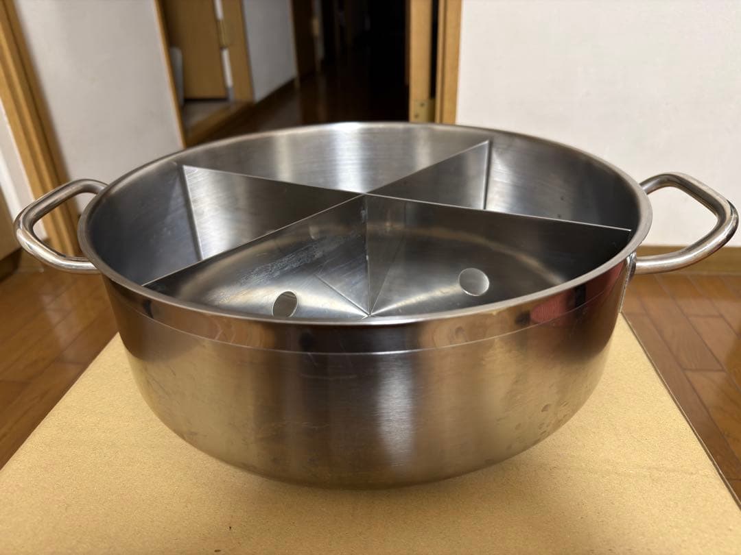 遠藤商事 TKGプロ 電磁用丸型おでん鍋 (木蓋付) 大 ステンレス