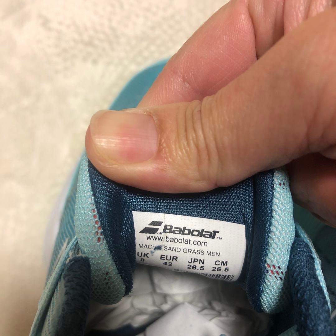 新品　バボラ　テニスシューズ26.5 Jet Mach 3 Sand Grass