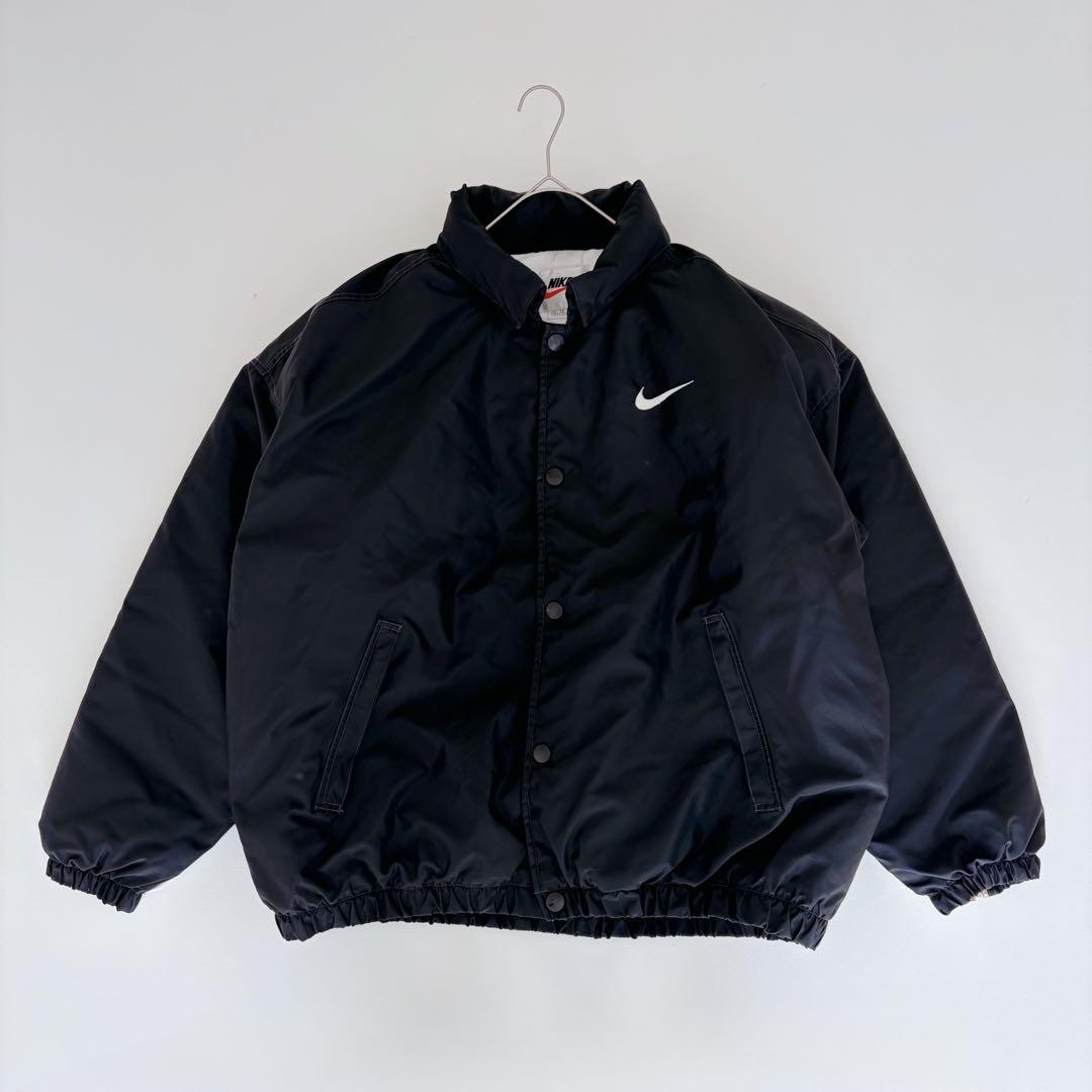 NIKE ナイキ 90s ナイロン ブルゾン 2way ビックロゴ 銀タグ XL