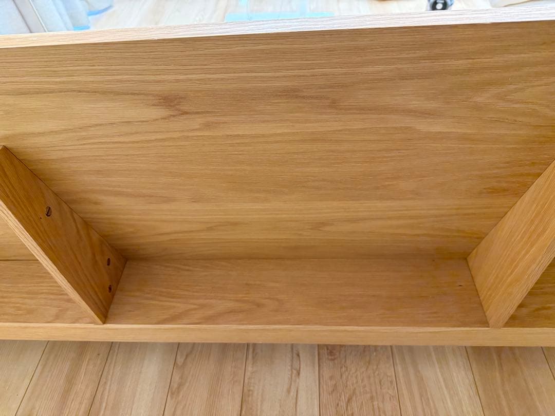 無印良品 廃盤希少品 木製ソファ オーク材 2.5シーター