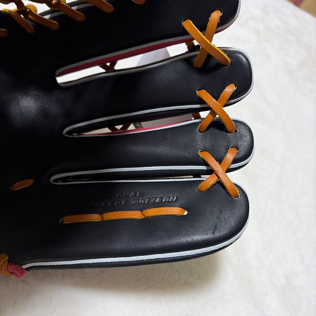 本日限定プロステイタス軟式外野用　桜刺繍　湯もみ型付け済即使用可　袋付新品未使用