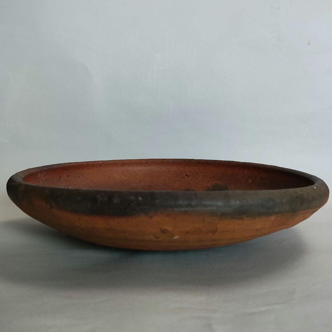 森岡成好　南蛮焼締平鉢　南蛮焼　川淵直樹