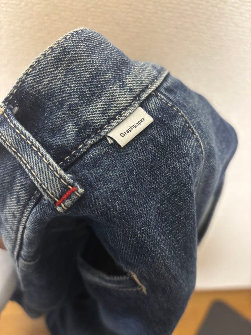 グラフペーパー SELVAGE DENIM TWO TUCK PANTS 値下
