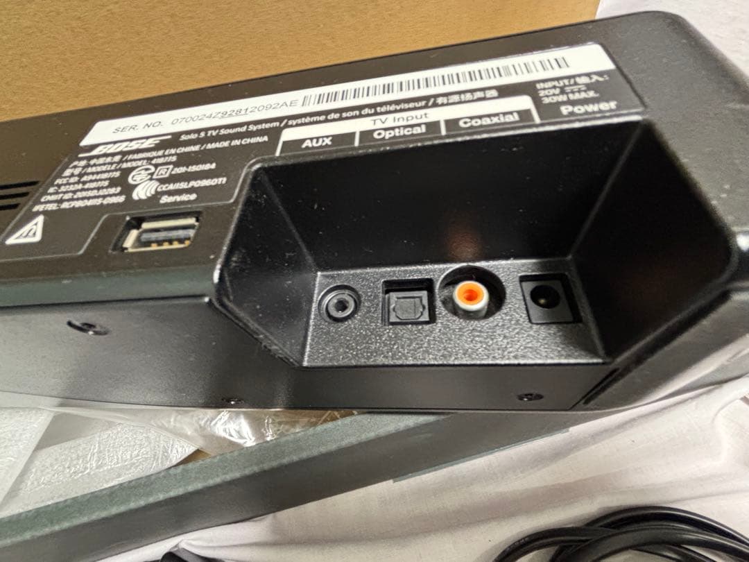 t*m様 Bose Solo 5 TV Sound System