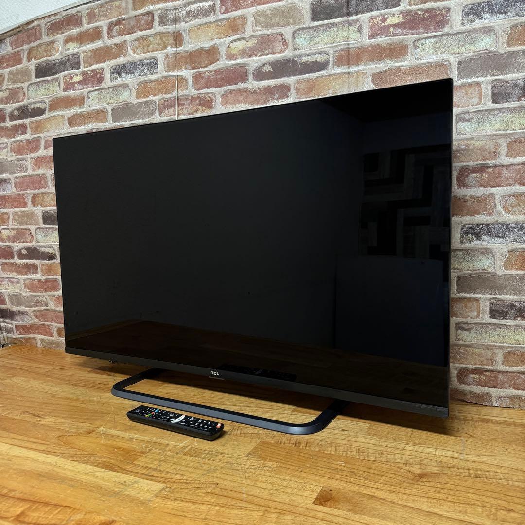 TCL 50V型 4K 液晶テレビ スマートテレビ 50P8S 動画配信アプリ○