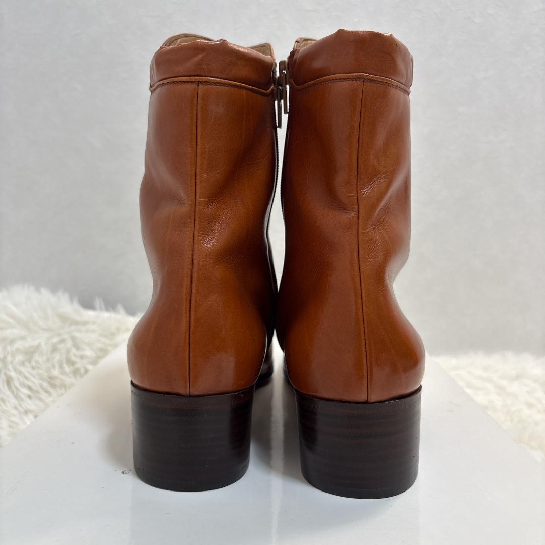 美品✨タニノクリスチー サイドジップ ショートブーツ 8 26.5cm