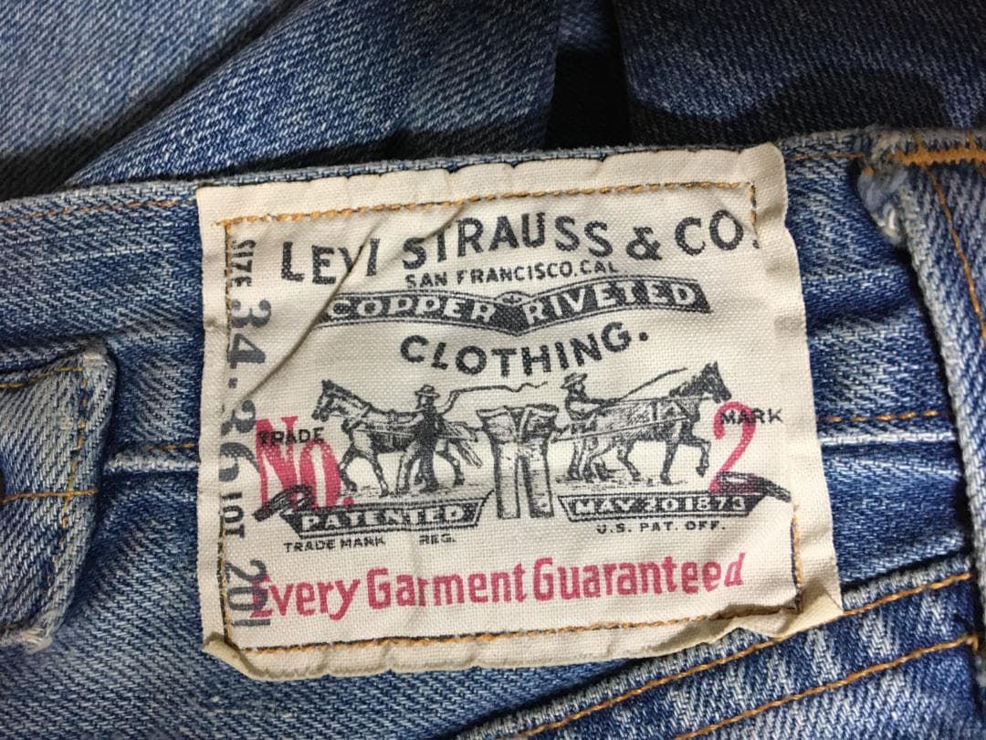 早い者勝ち！ リーバイス LVC 1922年モデル復刻 201 デニムパンツ