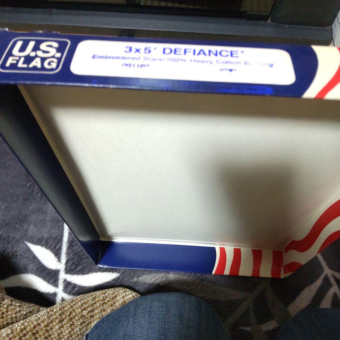 アメリカ国旗 100%厚手コットン製 フラッグ 約152cm x 87cm