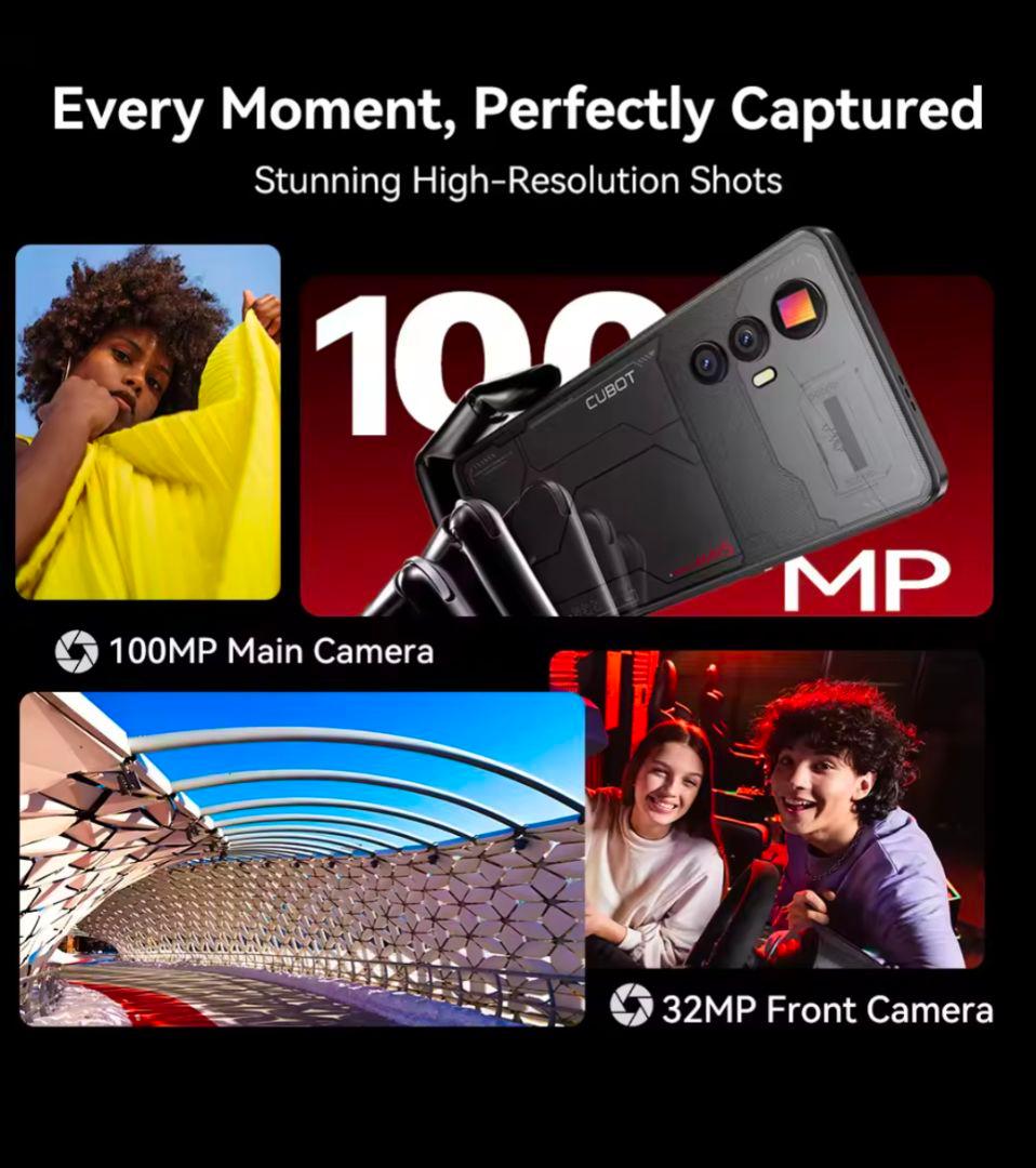 【CUBOT】MAX5 5G ホワイト 12GB+256GB（新品）ゲーミング