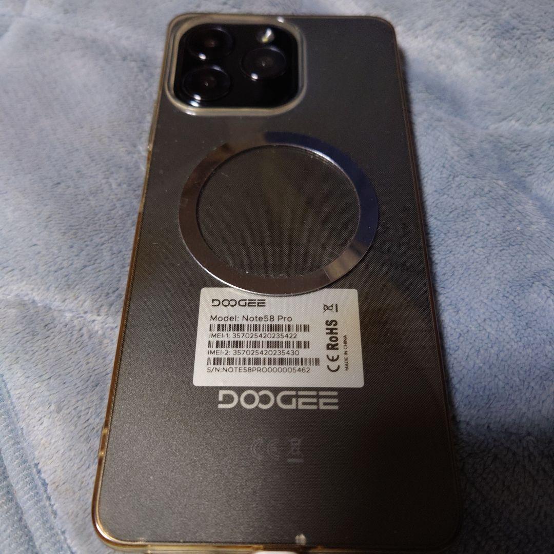 DOOGEE note58 pro 8+24GB/256GB SiMフリー