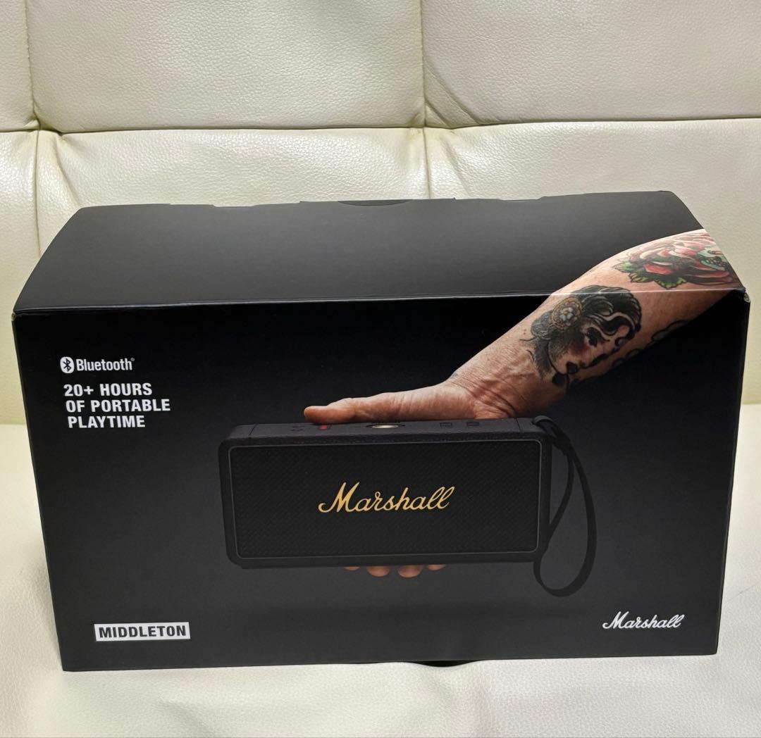 極美品 Marshall マーシャル ブルートゥース スピーカー ミドルトン