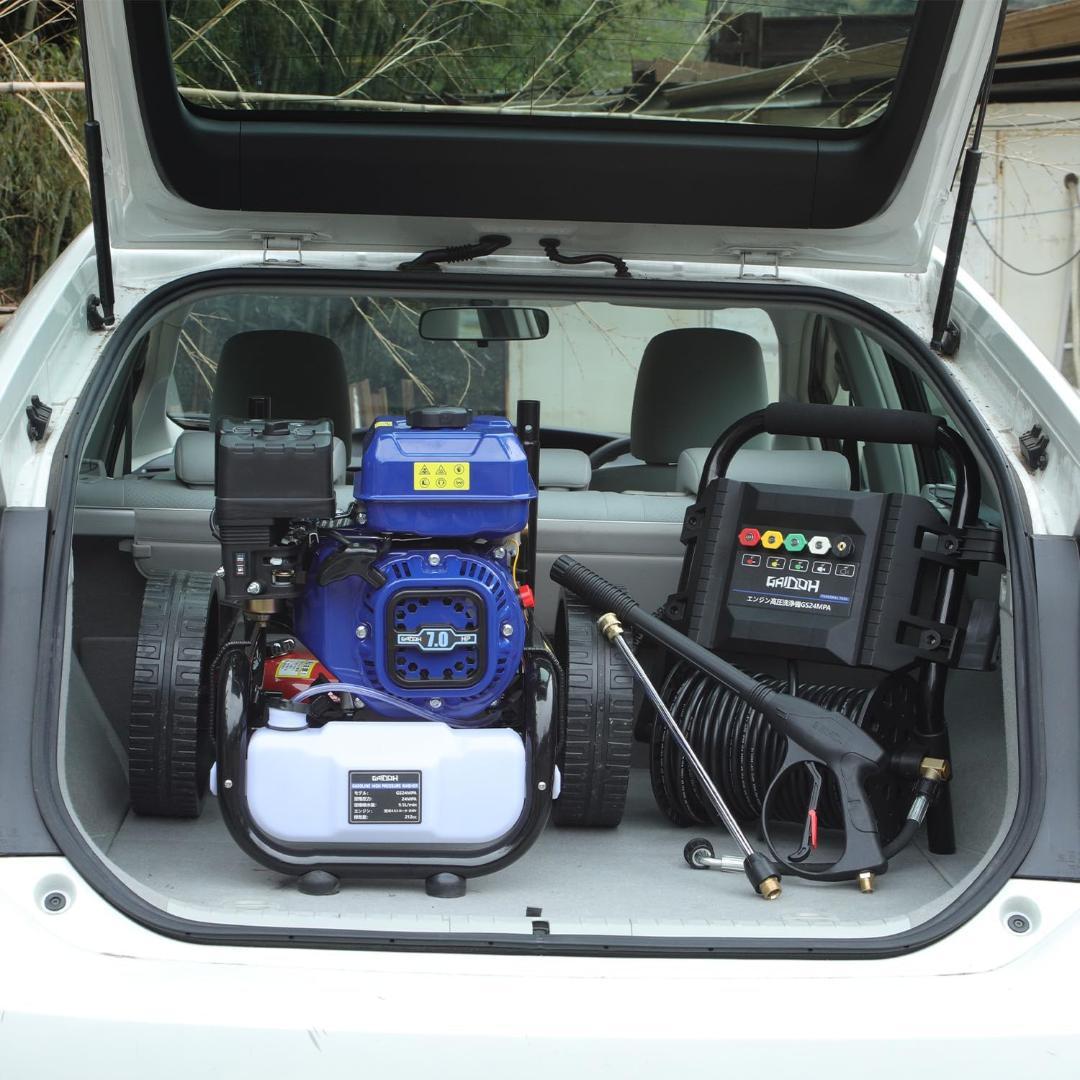 Gaidohエンジン式高圧洗浄機 24MPAガソリンエンジン7.0馬力 純銅製