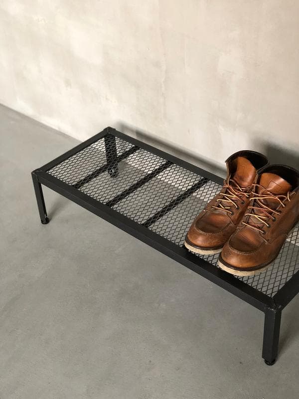 貴重　期間限定IS-01　花台　アイアン　シューズラック　ボタニカルラック　踏台