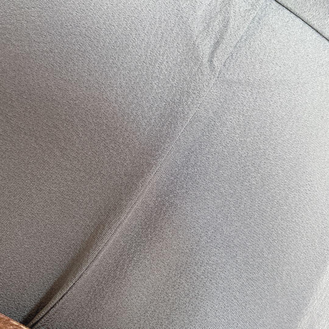 訪問着　フルセット　梅　梅の木　貝桶　地紙　金駒刺繍　金彩　入学式　卒業式　Q2