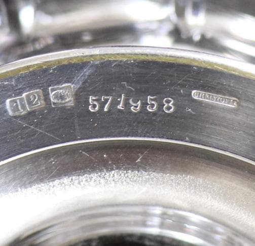 オールド・バカラ×クリストフル 合作 銀装飾色大型蓋物 激レア コラボ 小物入れ