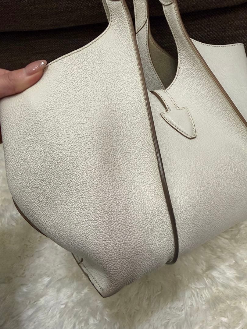 TOD'S トッズ ハンドバッグ Tタイムレス ミニ ホワイト