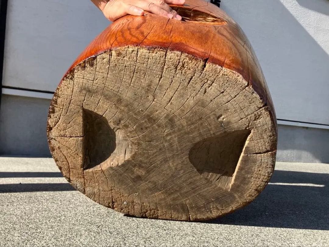 【中古臼】木製餅つき臼 フルメンテ済み No.14