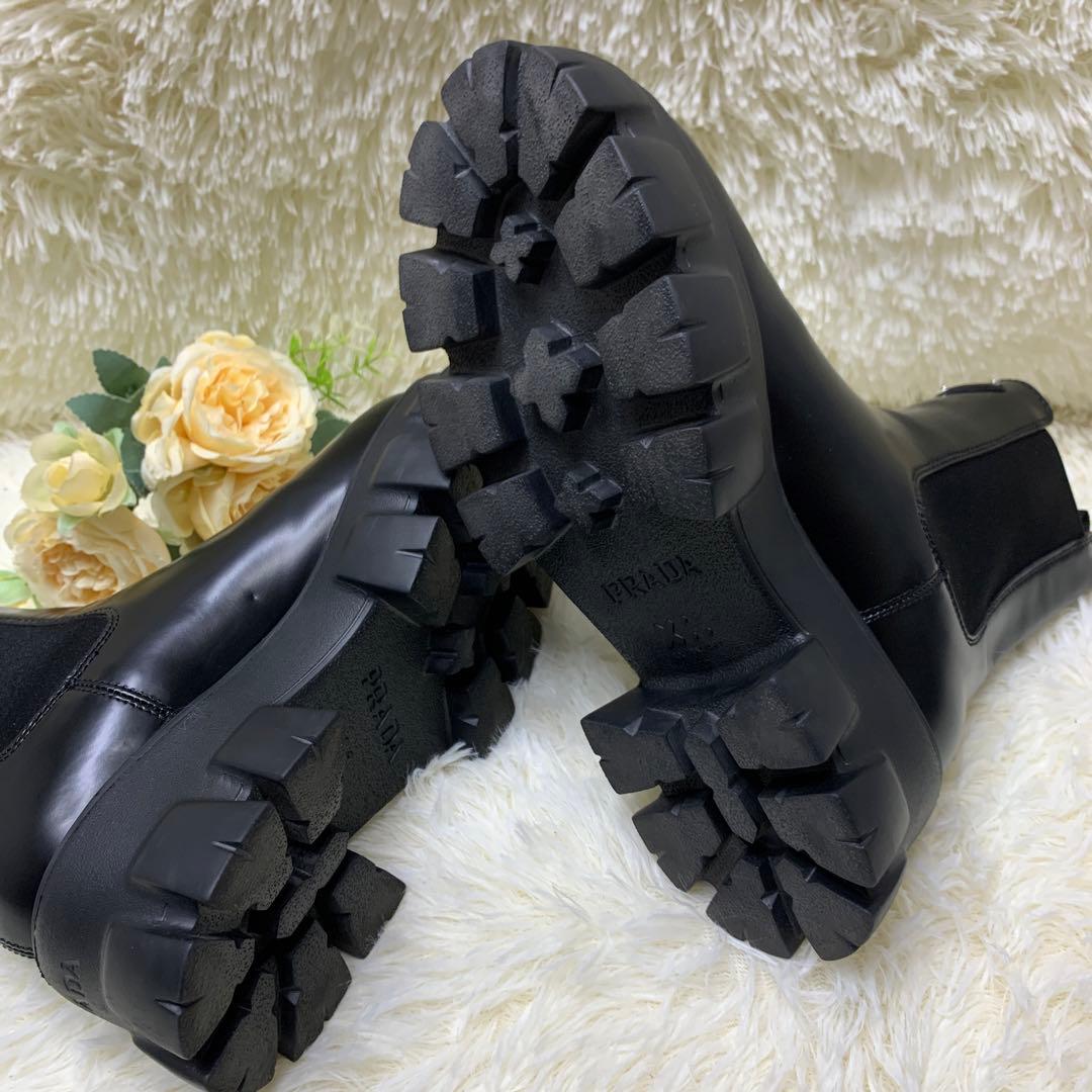 PRADA プラダ モノリス サイドゴア ブーツ