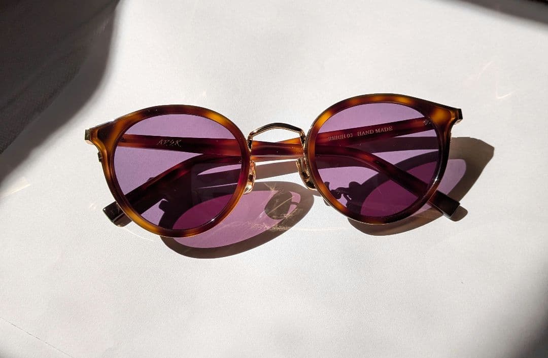 ADSR 　サングラス　REICH 3 キャットアイ べっ甲柄