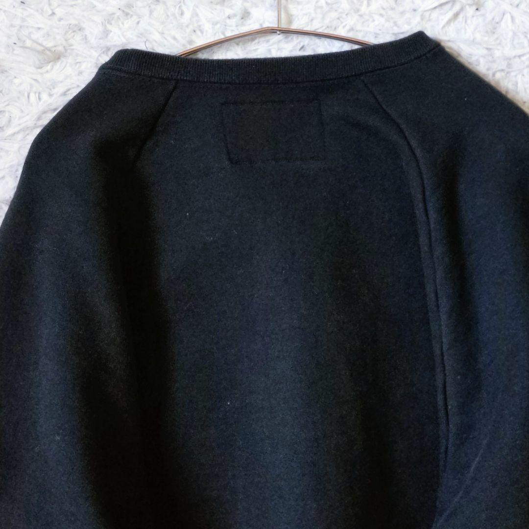 【即売】WACKO MARIA　トレーナー　スウェット　ブラック　L　刺繍ロゴ