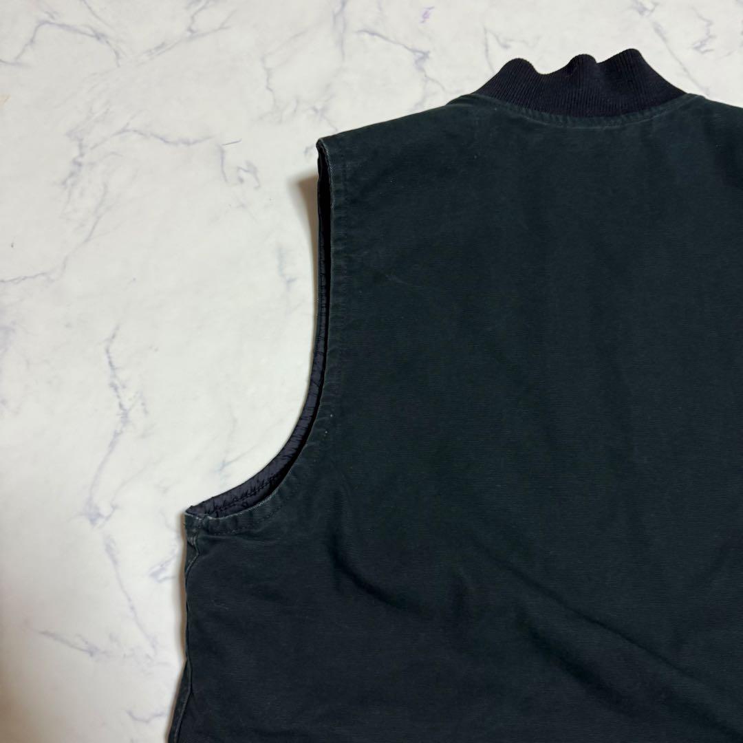 Carhartt カーハート ダックベスト 裏地キルティング ブラック XL