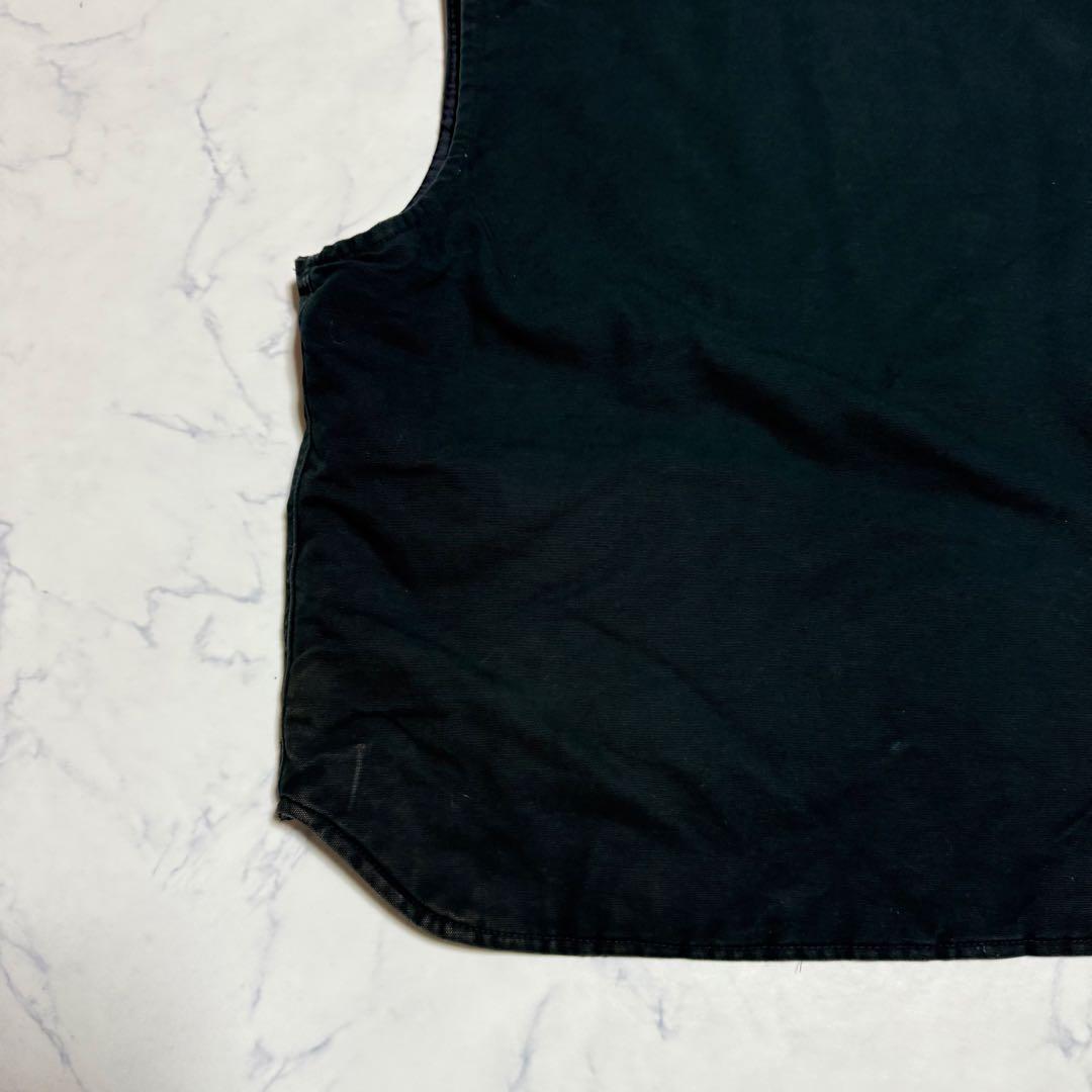 Carhartt カーハート ダックベスト 裏地キルティング ブラック XL