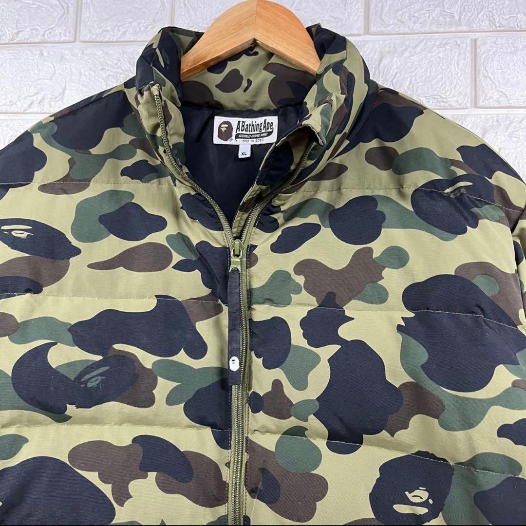 【A BATHING APE】1st BAPE camo ダウンジャケット XL