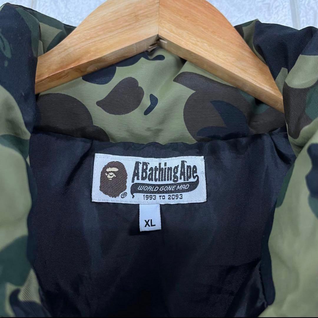 【A BATHING APE】1st BAPE camo ダウンジャケット XL