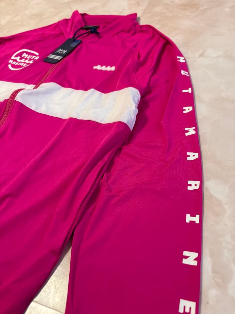 MUTA MARINE ピンク ジップアップジャケット 新品タグ付き