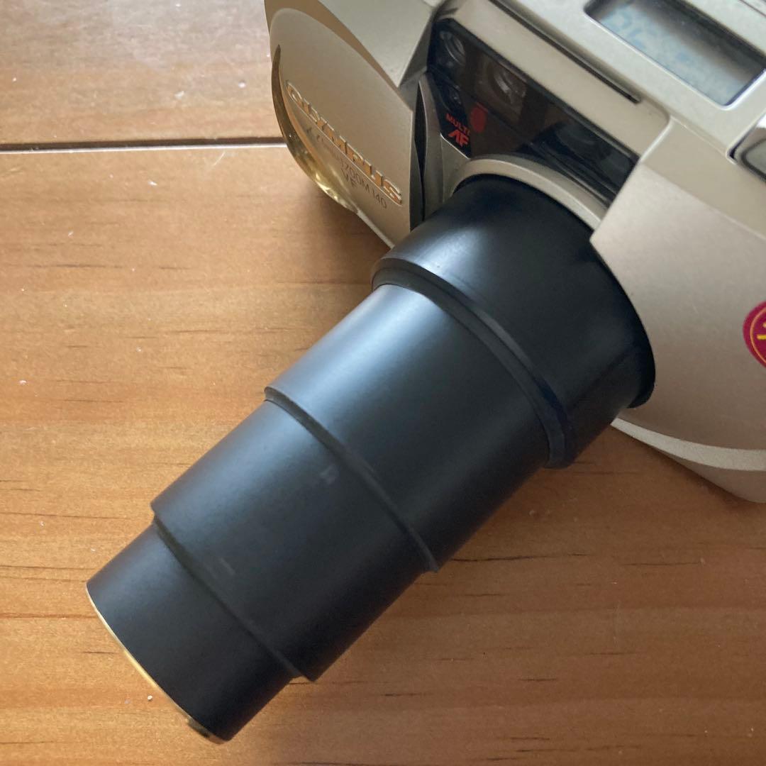 OLYMPUS μ ZOOM 140 VF シルバー フィルムカメラ