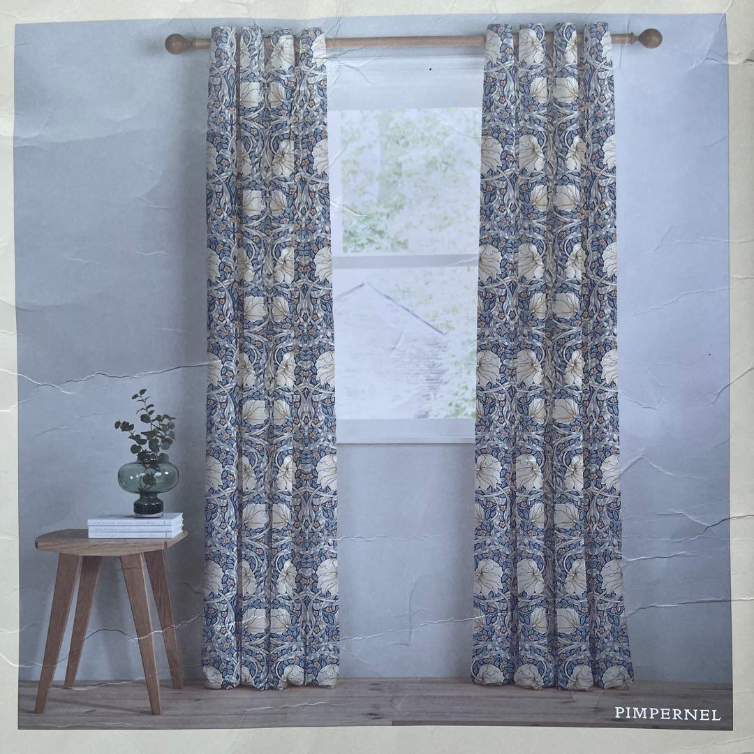 ウィリアムモリス　カーテン　PIMPERNEL