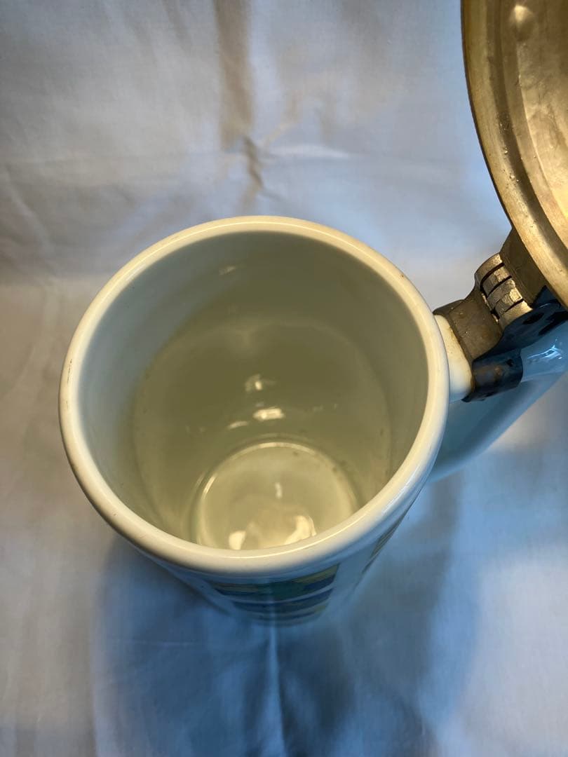 サントリービール武蔵野工場竣工記念ビールジョッキ　1963年　柳原良平イラスト