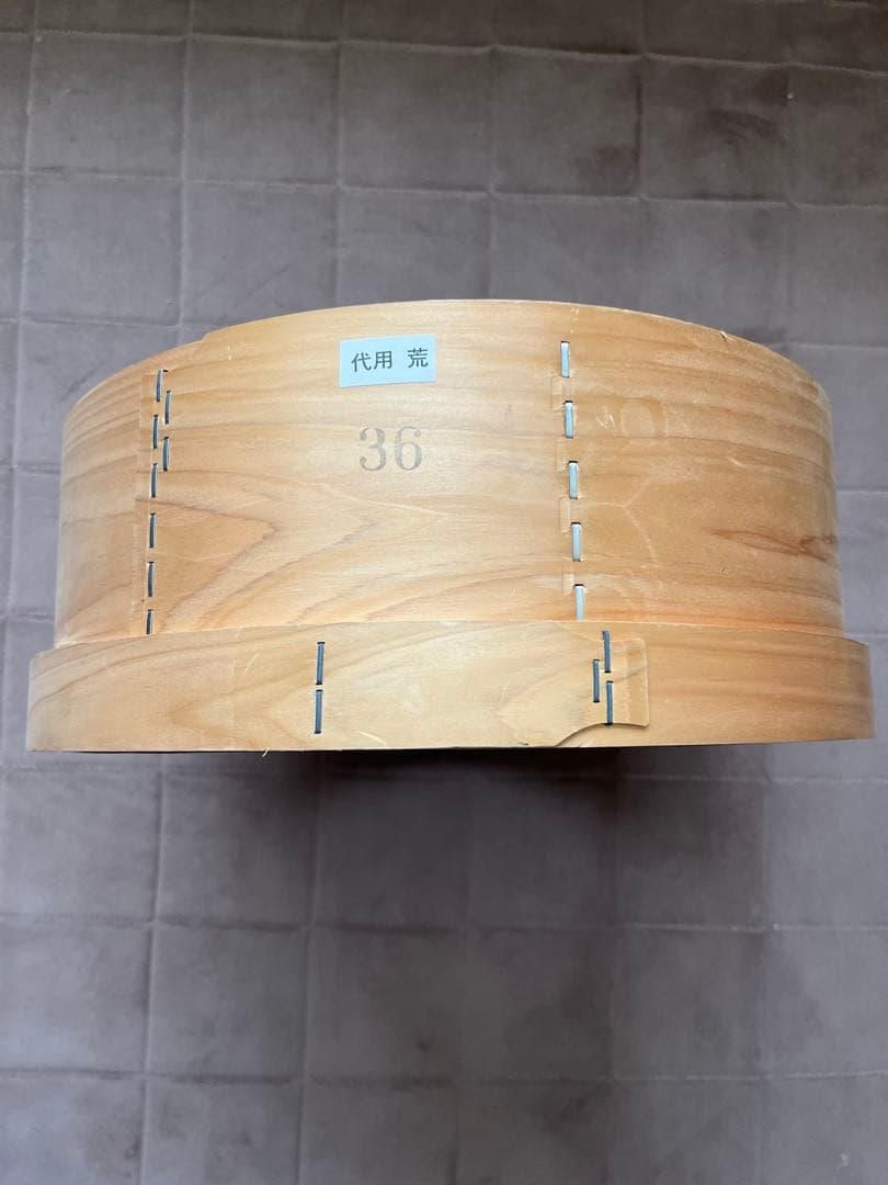 木製　円形　メッシュふるい 36cm 裏こし器